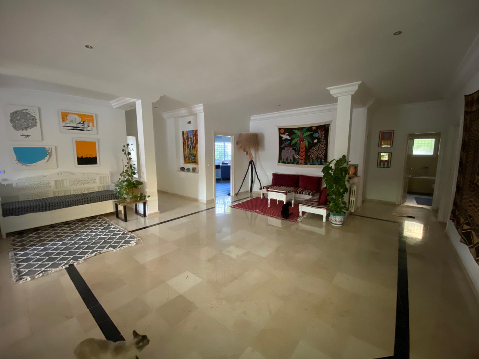 La Marsa Gammart Location Maisons Belle villa plein pied  gammarth suprieur