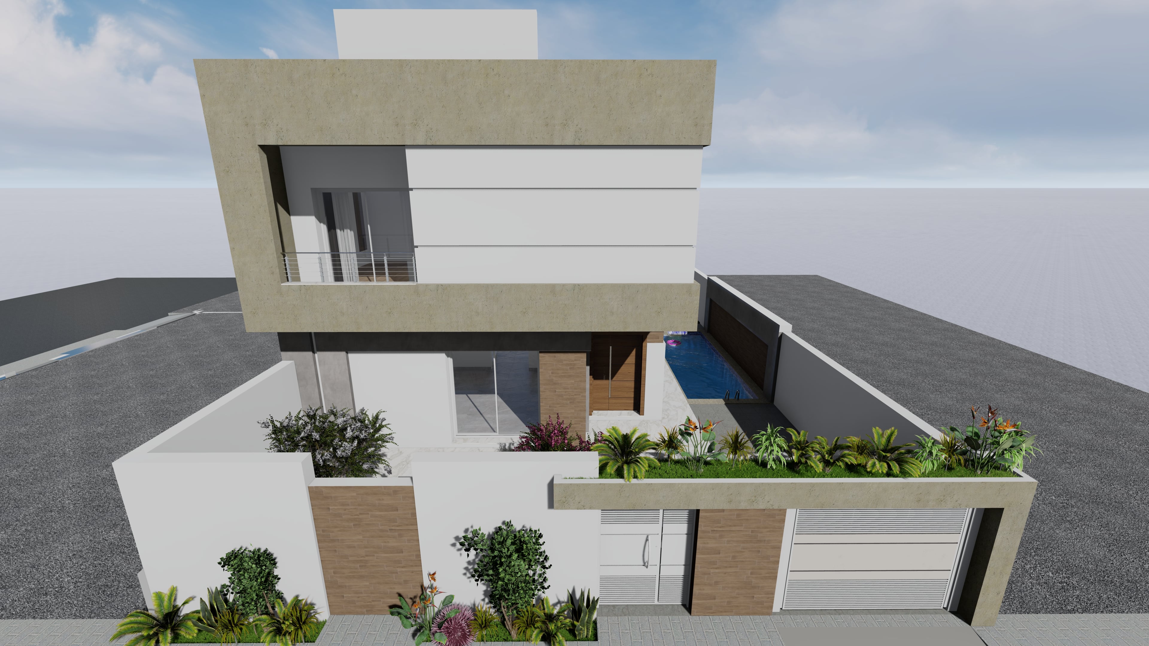 Hergla Hergla Vente Duplex Villa avec piscine en tat de finition
