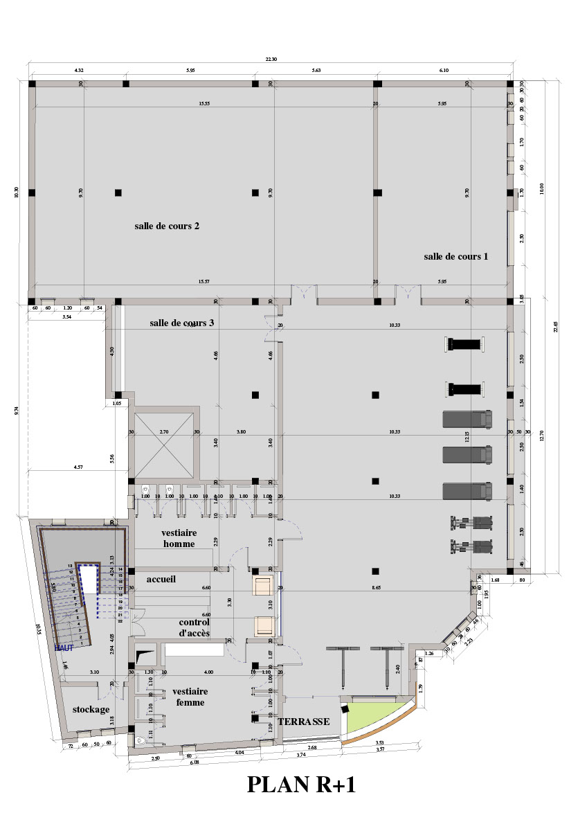 Fouchana Cite El Amel 2 Bureaux & Commerces Grance libre Grand local premiere tage fouchana