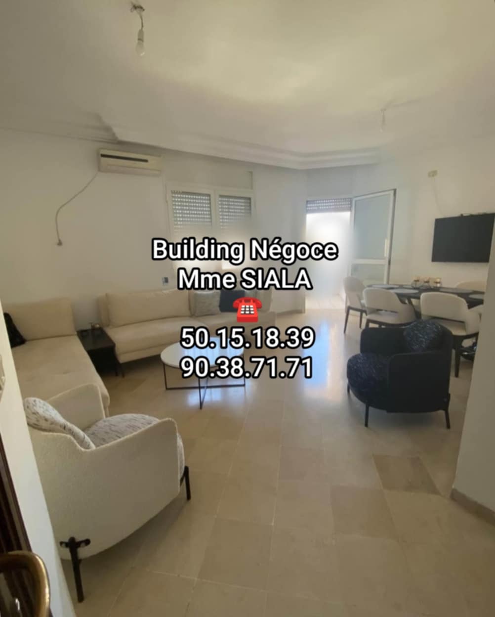 La Soukra La Soukra Vente Appart. 5 pices+ L'aouina spacieux appt s3 bien situ