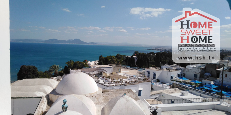 Carthage Sidi Bousaid Vente Maisons Villa santorin  sidi bou said