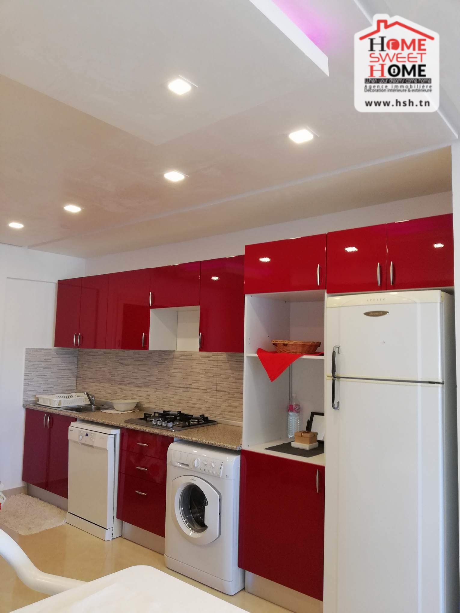 Bizerte Nord Bizerte Location Appart. 3 pices Appart s2 nafas meubl  sidi salem bizerte