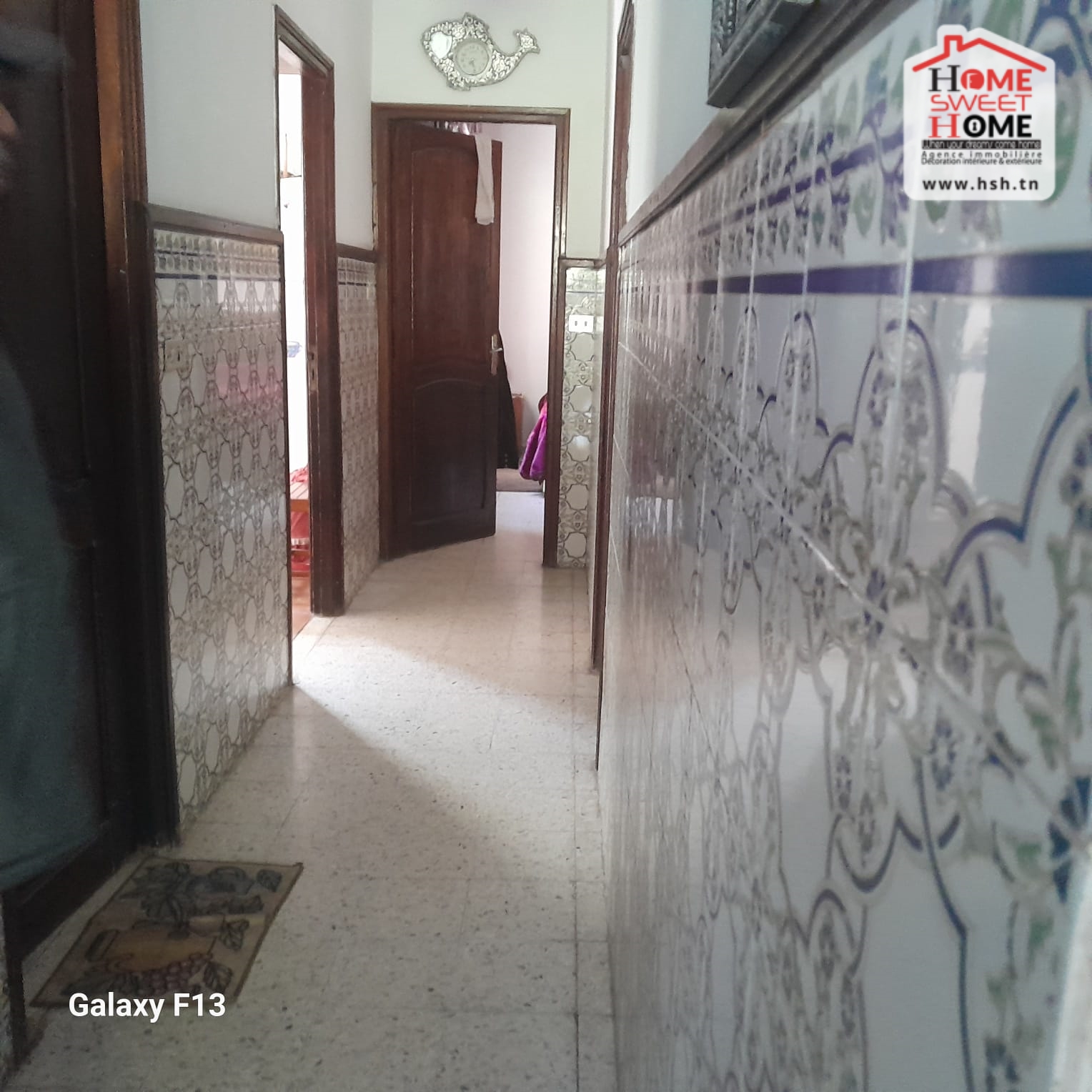 Carthage El Yasmina Vente Appart. 4 pices Etage de villa nilas  carthage el yasmina