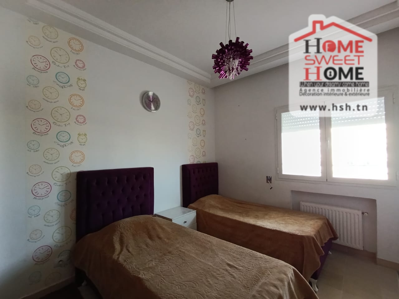 Ain Zaghouan Ain Zaghouan Location Appart. 3 pices S3 odiane meubl  ain zaghouan nord