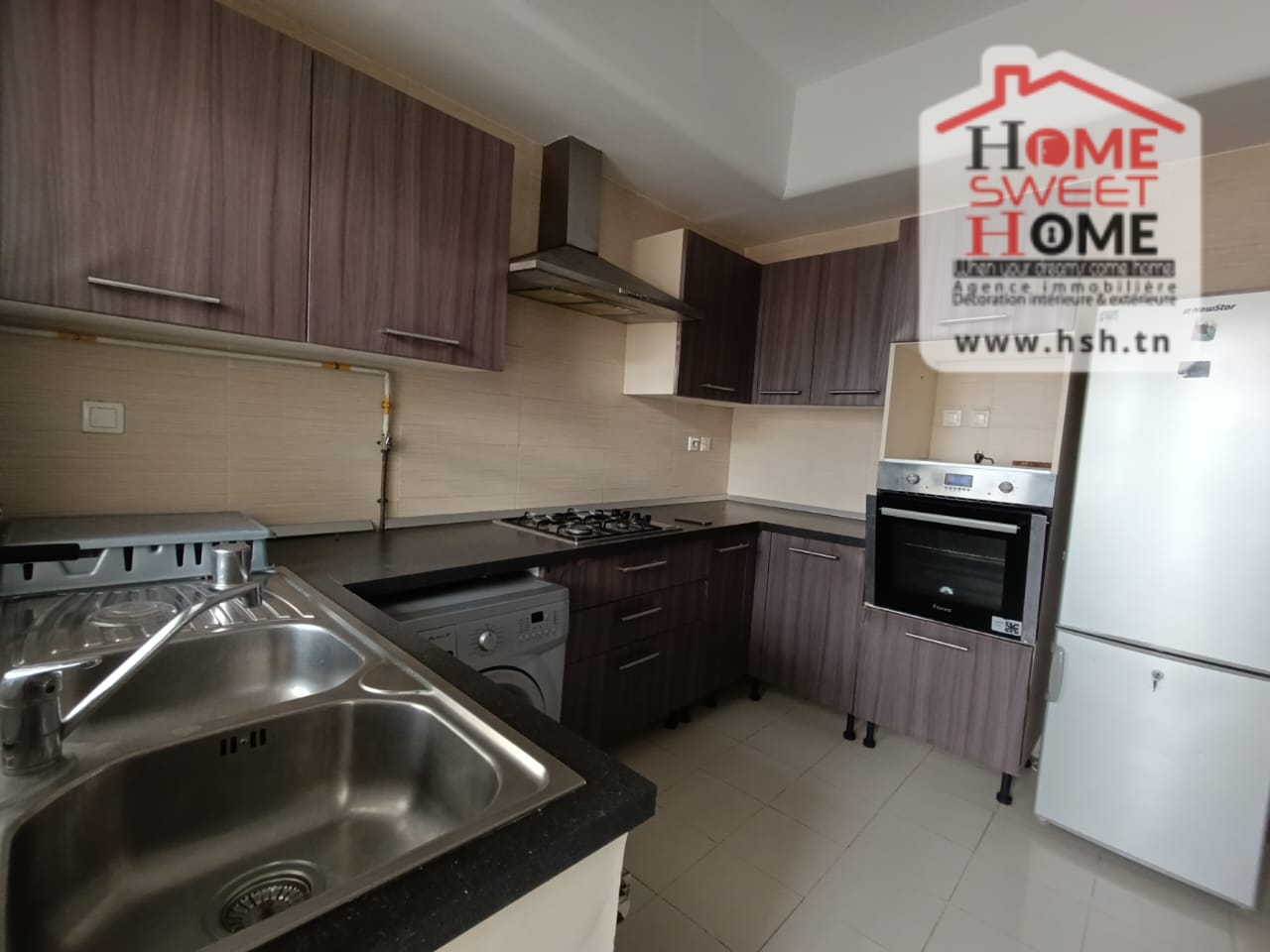 Ain Zaghouan Ain Zaghouan Location Appart. 3 pices S3 odiane meubl  ain zaghouan nord
