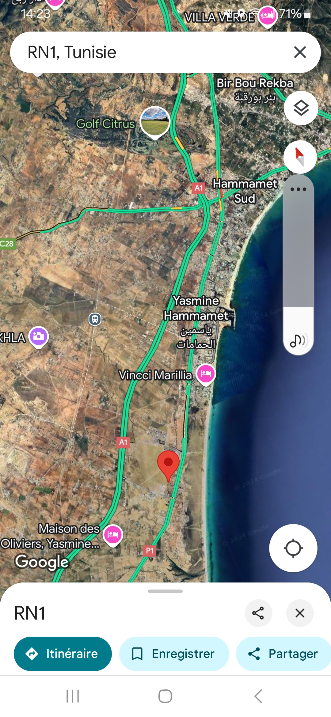 Hammamet Cite Garde Nationale Vente Autre Terrain  hammemet