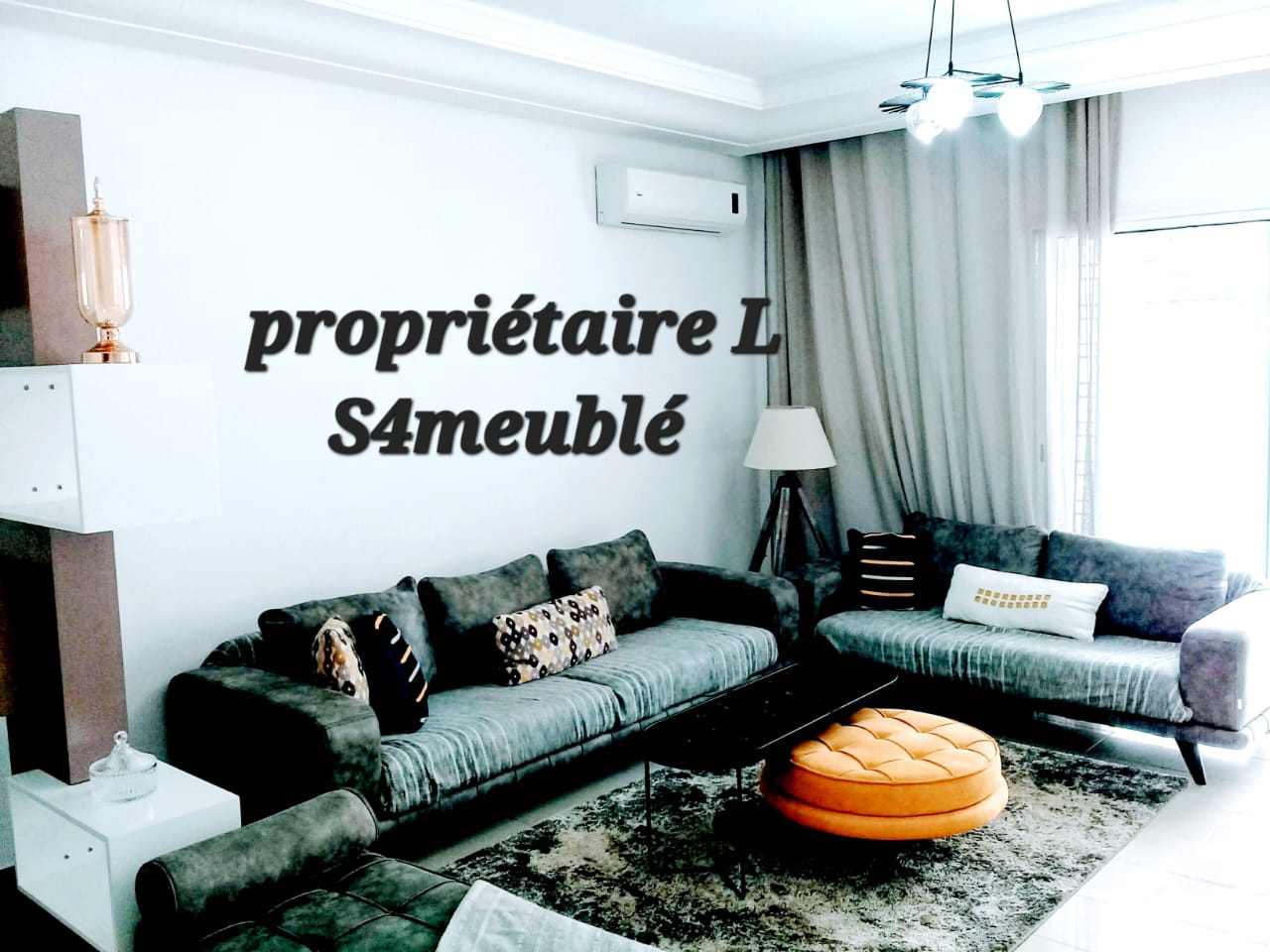 La Marsa El Aouina Location Appart. 5 pices+ Propritaire l s4 meubl pour tranger  l'anne