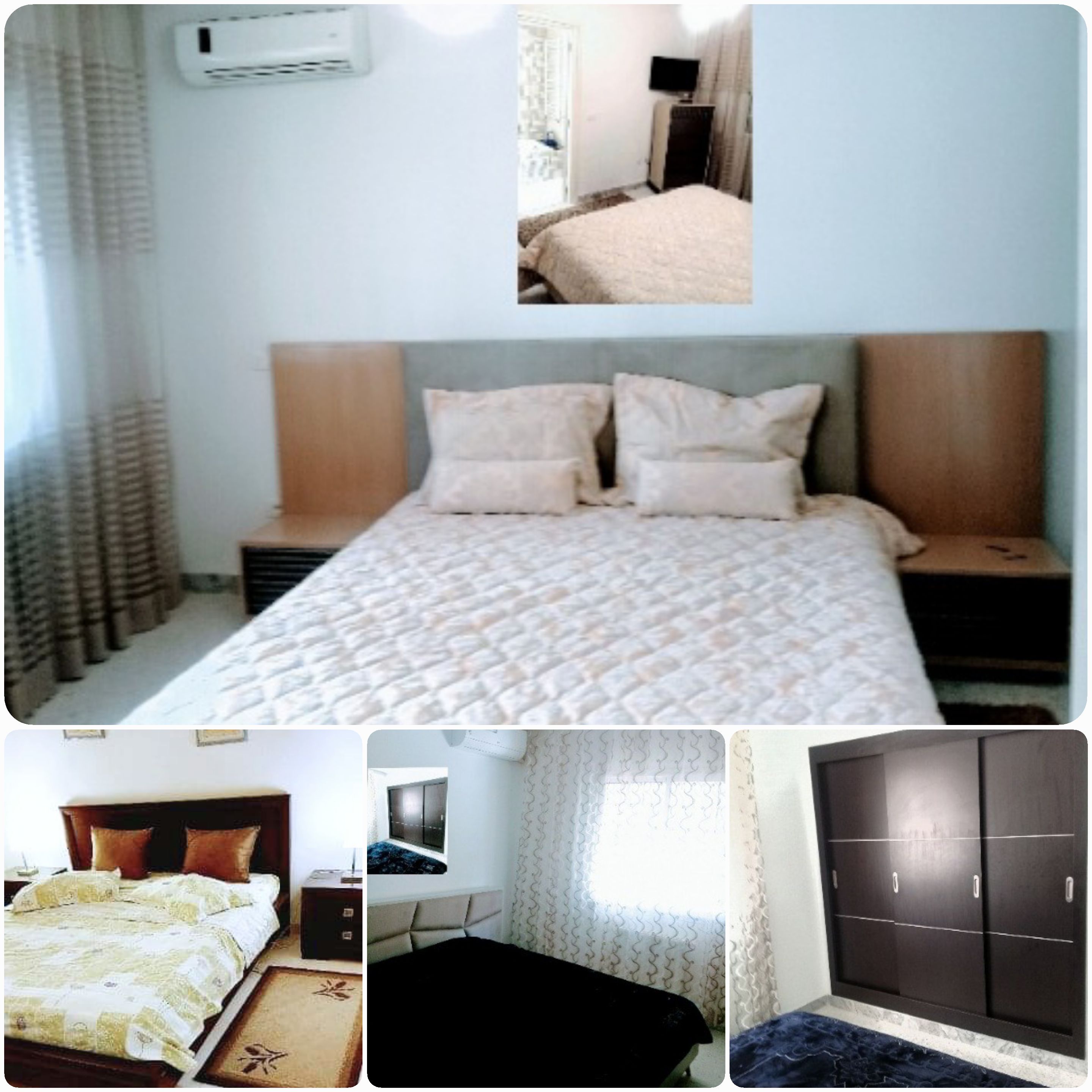 La Marsa El Aouina Location Appart. 5 pices+ Particulier l s4 meubl neuf proche lac2