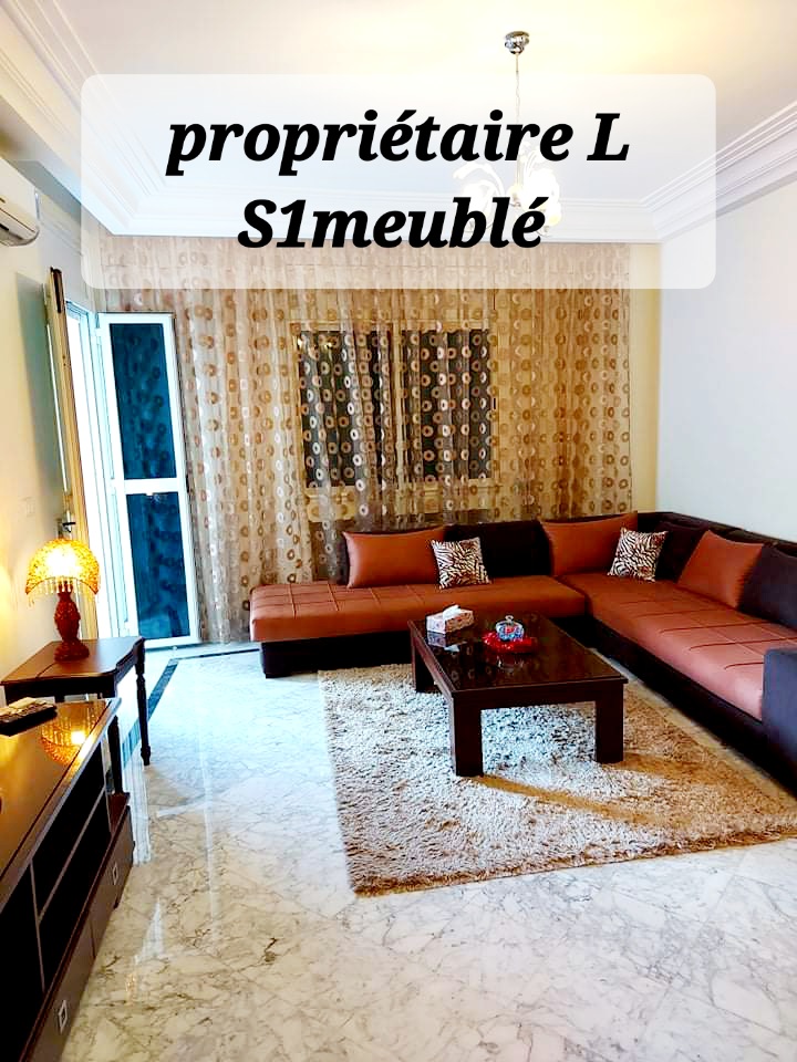 Ariana Ville Cite Ennasr 2 Location Appart. 2 pices Propritaire l excellent s1 meubl pour tranger