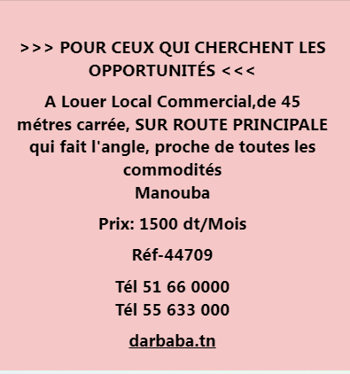 Mannouba La Mannouba Location Autre Local commercial 45 m2