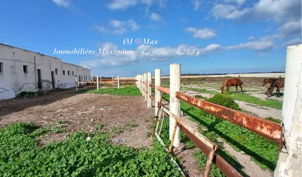 Soliman Soliman Terrain Terrain agricole Ferme 8h avec villa route korbos