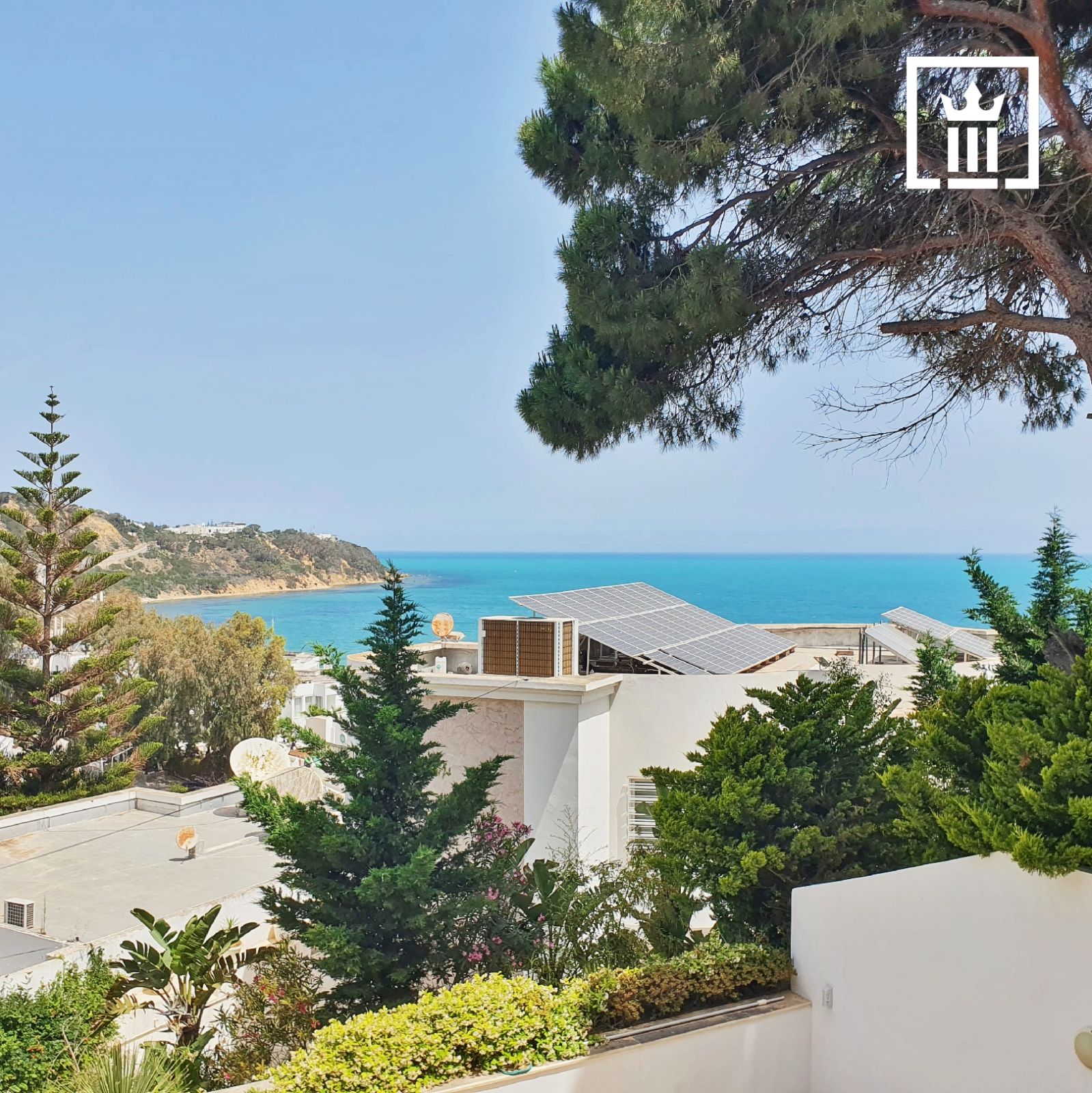 La Marsa Gammart Location Maisons Villa vue sur mer