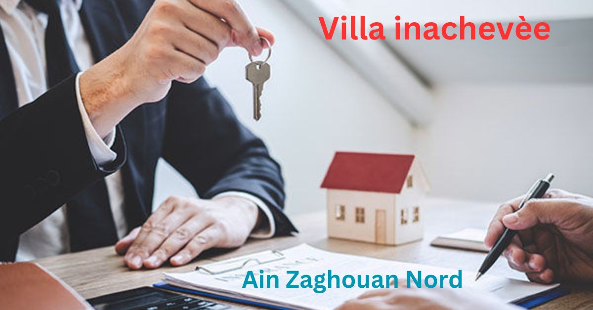 Ain Zaghouan Ain Zaghouan Vente Maisons Villa inacheve ain zaghouan nord