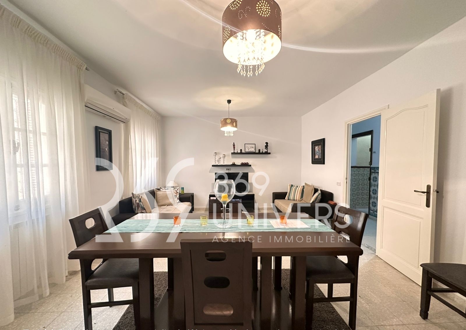 Carthage Sidi Bousaid Location Appart. 2 pices Appartement meubl avec terrasse  sidi bousaid