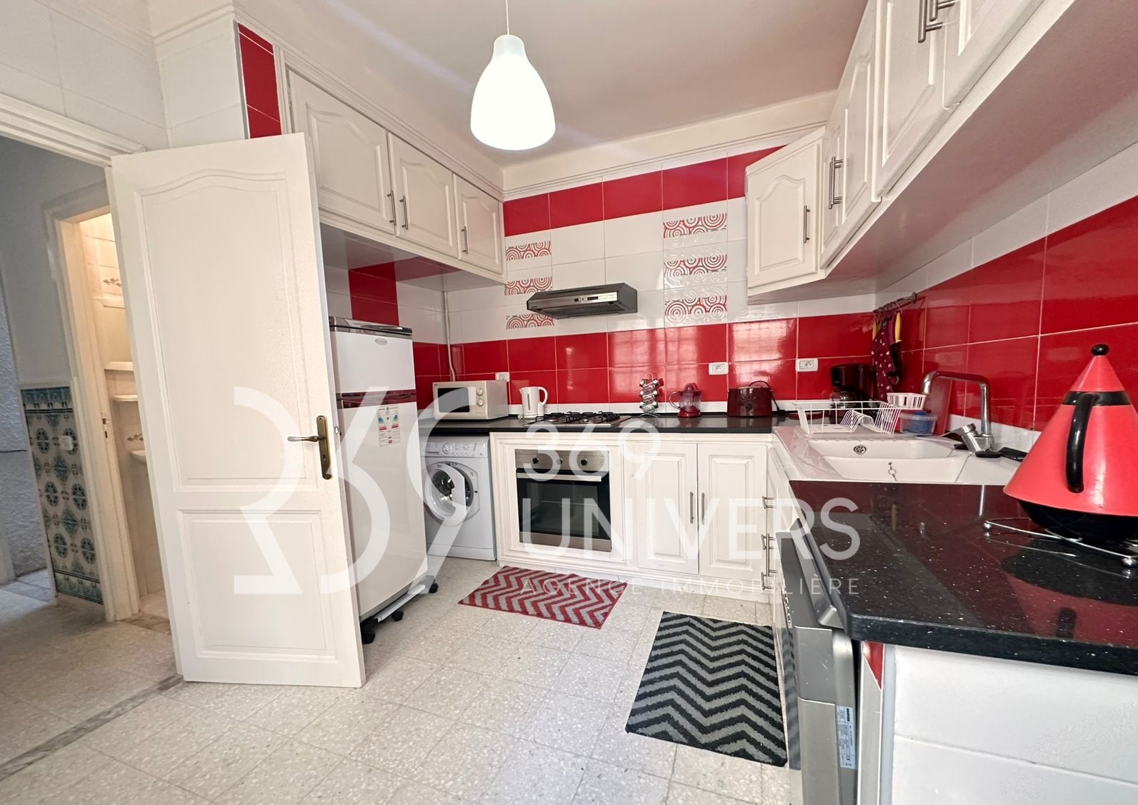 Carthage Sidi Bousaid Location Appart. 2 pices Appartement meubl avec terrasse  sidi bousaid