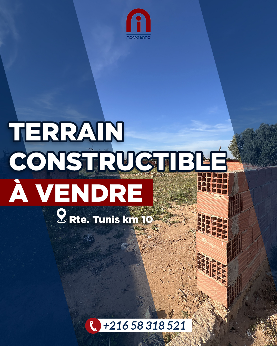 Sfax Ville Sfax Terrain Terrain nu Terrain constructible 871m