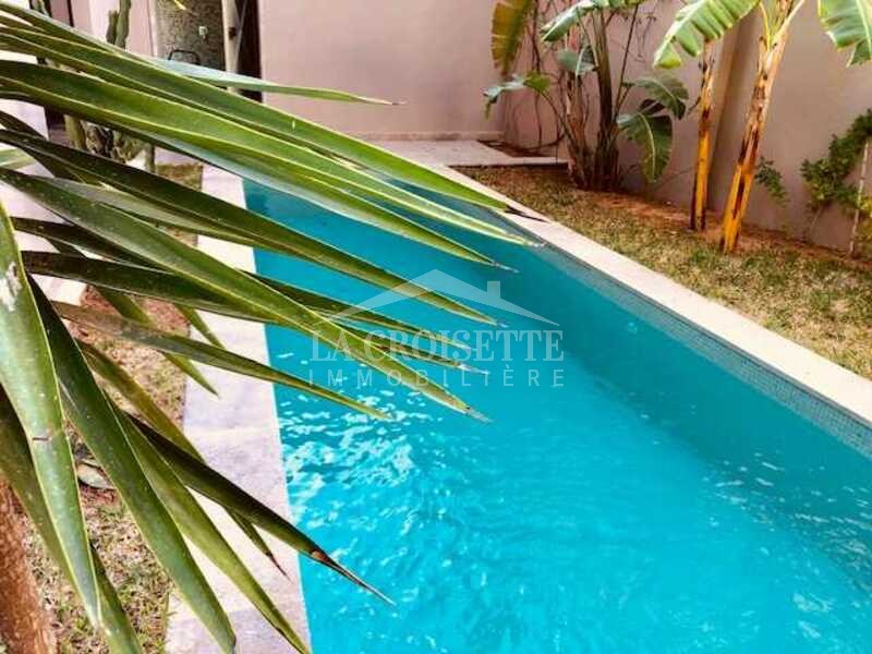 La Marsa Gammart Location Maisons Villa s3 meuble avec piscine  gammarth mvl0041