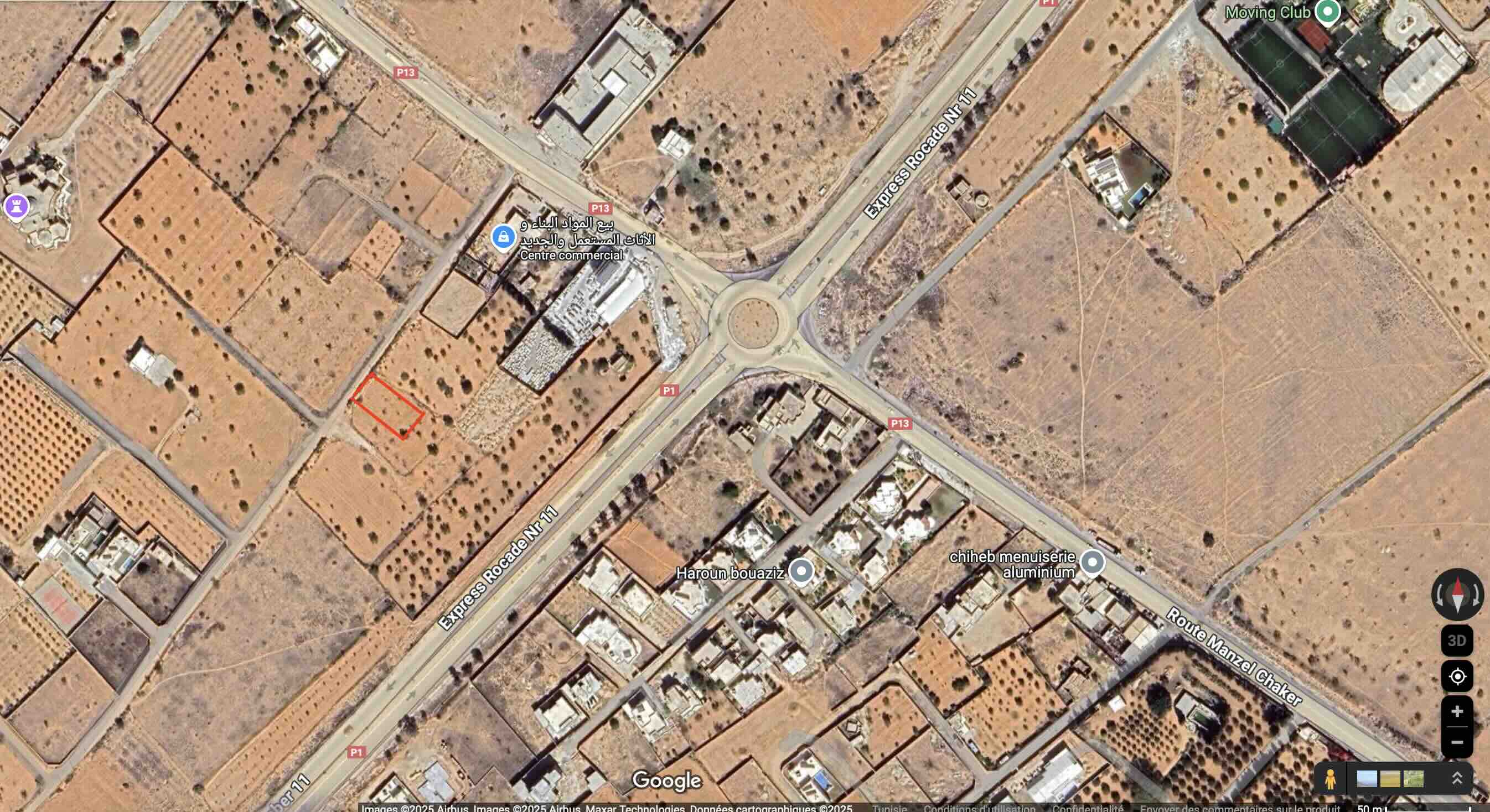 Sfax Sud El Aouabed Terrain Terrain nu Terrain nu de 902 m2