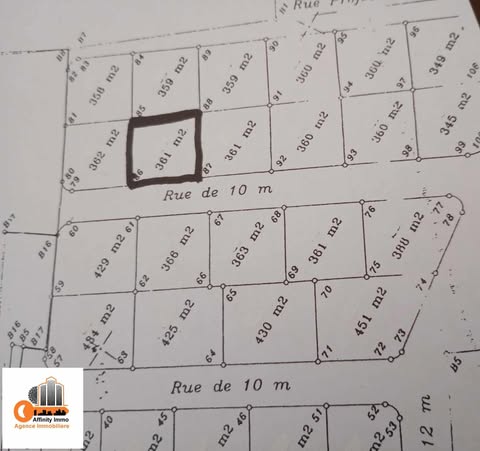 La Soukra Cite El Behi Ladghem Terrain Terrain nu Lot de terrain consructible