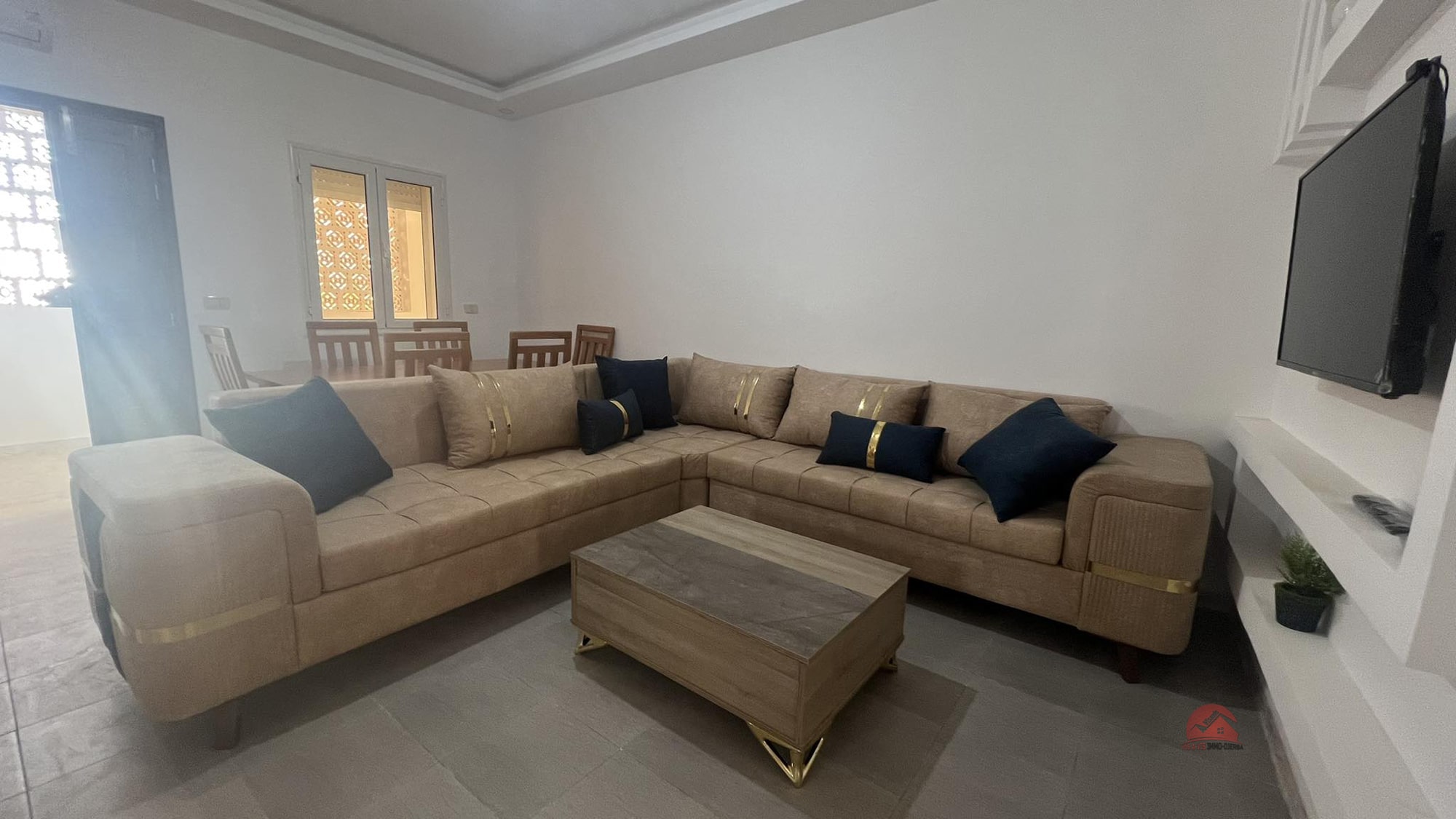 Djerba - Midoun Zone Hoteliere Location Appart. 3 pices Un appartement avec meuble zone touristique djerba