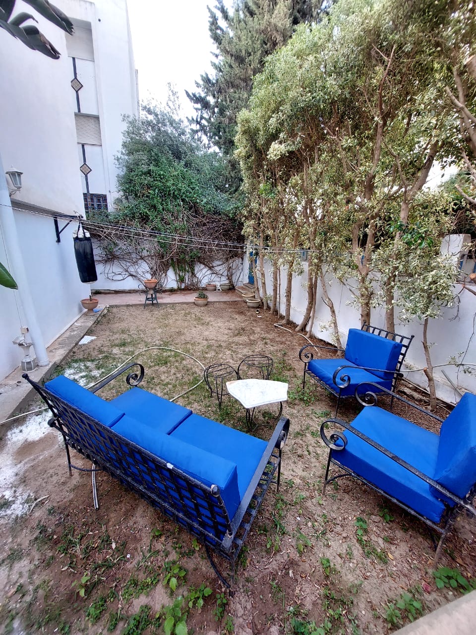La Soukra Cite Elyes Location Appart. 3 pices Grand s 2 avec bo jardin