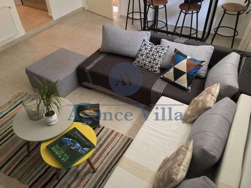 La Marsa Marsa Ennassim Location Appart. 2 pices Un appartement s1 meubl ou vide  la marsa
