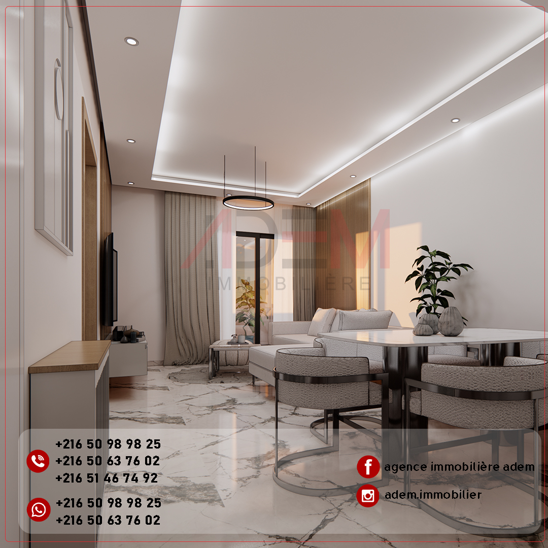 Sousse Jaouhara Sahloul Vente Appart. 3 pices Appartement directe promoteur