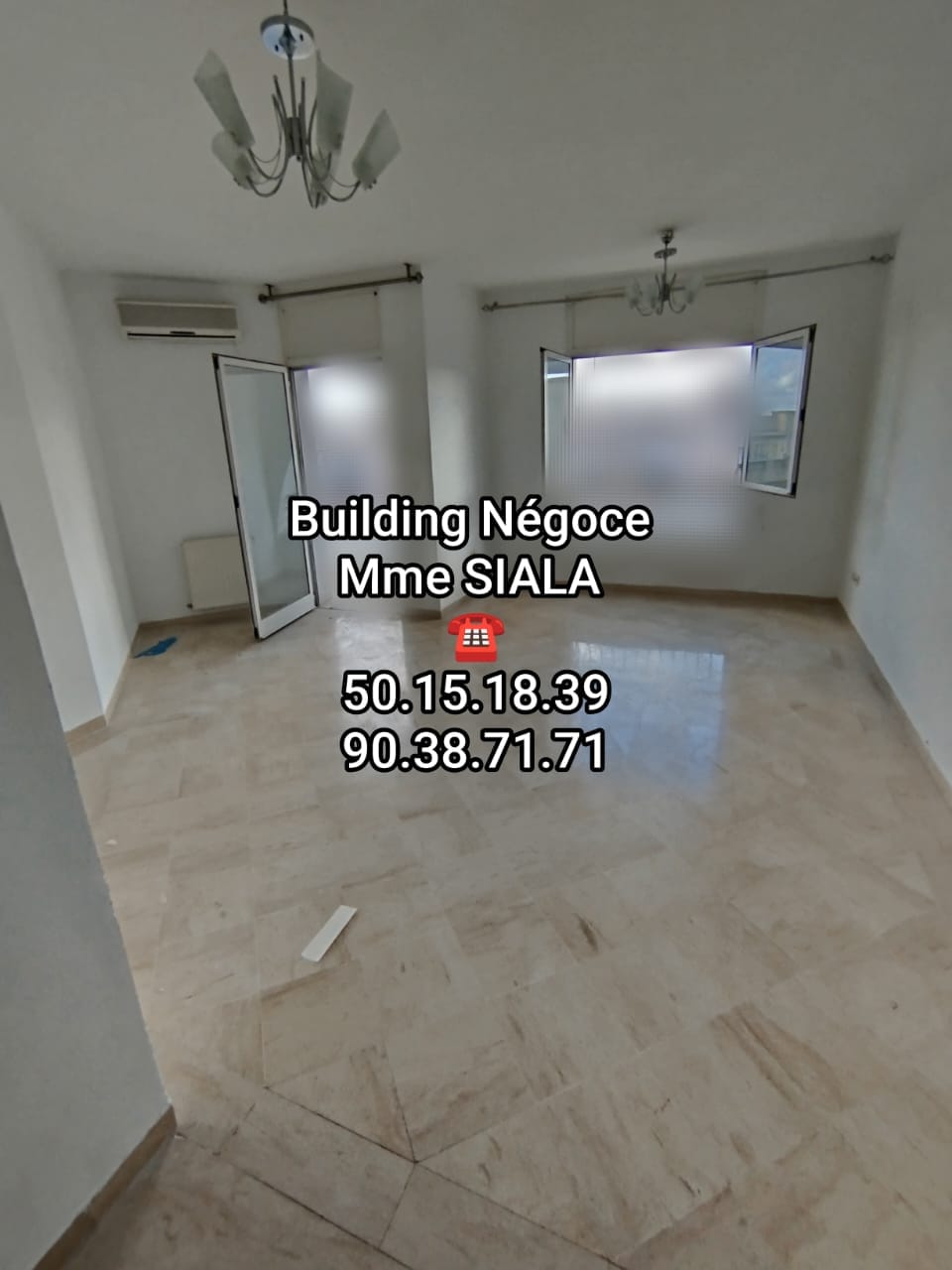 Ariana Ville Riadh Landlous Location Appart. 5 pices+ Spacieux appt s3  riadh el andalous