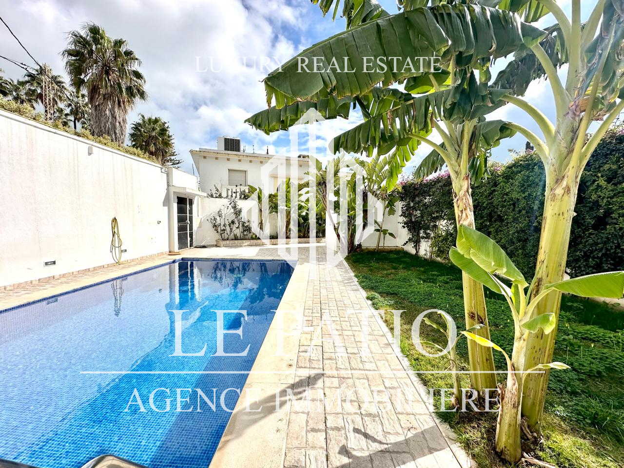 Carthage Carthage Location Maisons Villa s5 avec piscine a carthage