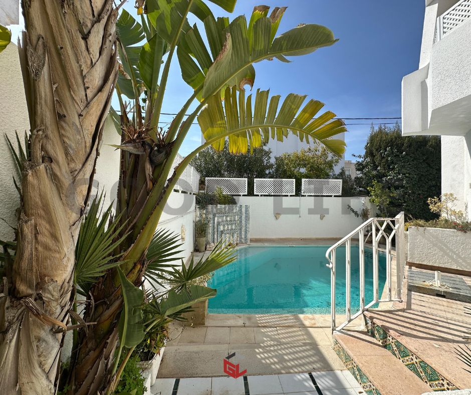 La Marsa Marsa Safsaf Location Maisons Villa en s4 avec piscine  la marsa