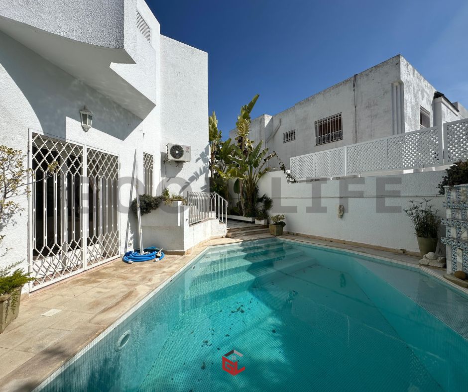 La Marsa Marsa Safsaf Location Maisons Villa en s4 avec piscine  la marsa