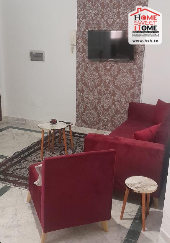 Ariana Ville Cite Ennasr 2 Location Appart. 1 pice S0 izmir meubl  ennasr 2