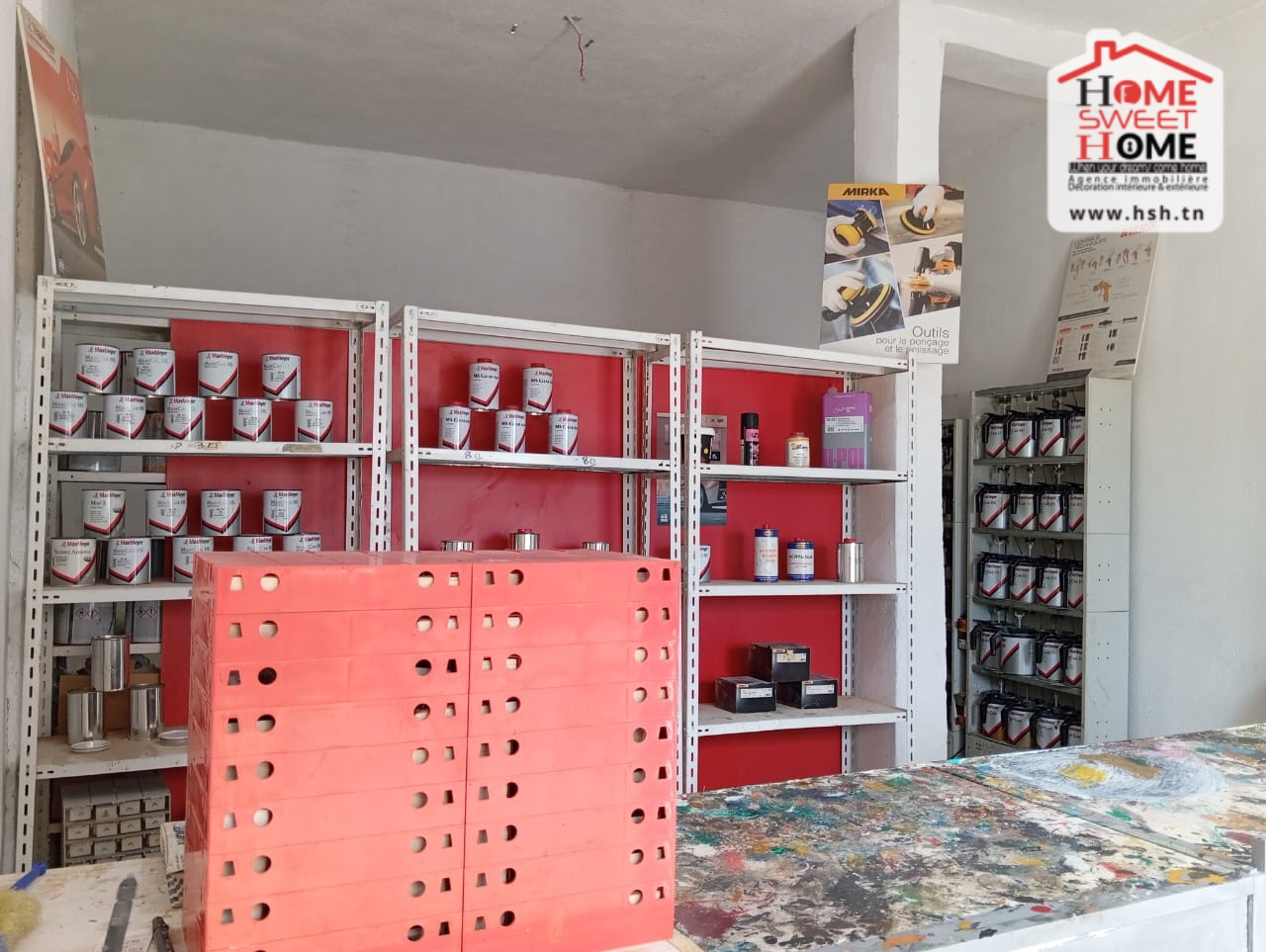 Fouchana Zone Industrielle El Meghira Bureaux & Commerces Atelier,Garage Local plaza  la z i mghira