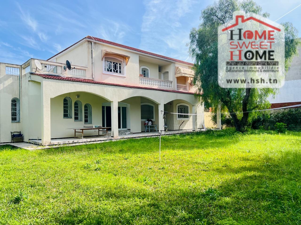 Ain Zaghouan Ain Zaghouan Location Maisons Villa lys blanc aux jardins de l'aouina