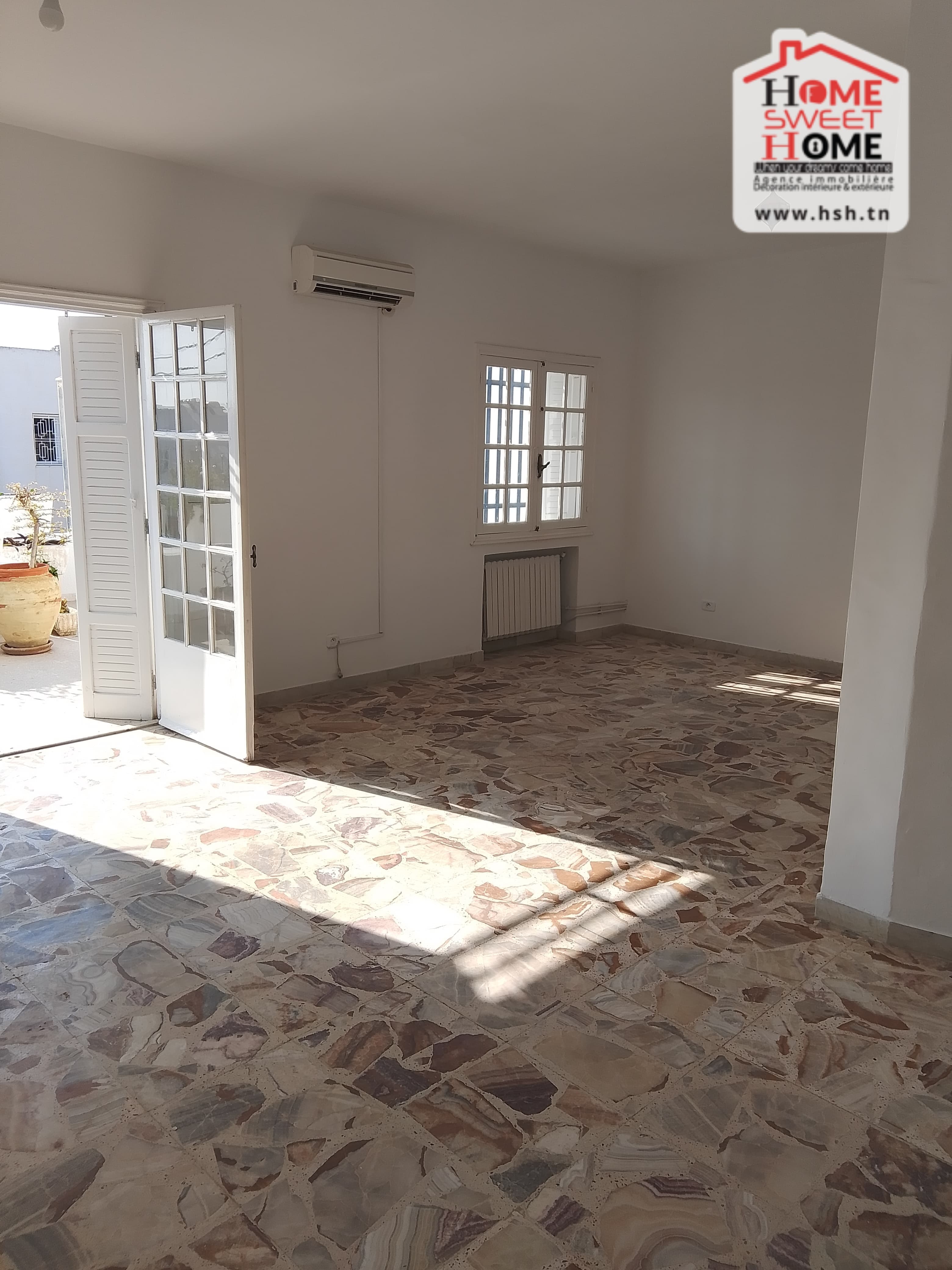 La Marsa Marsa Ennassim Location Appart. 3 pices Etage de villa kayal  cit des pins la marsa