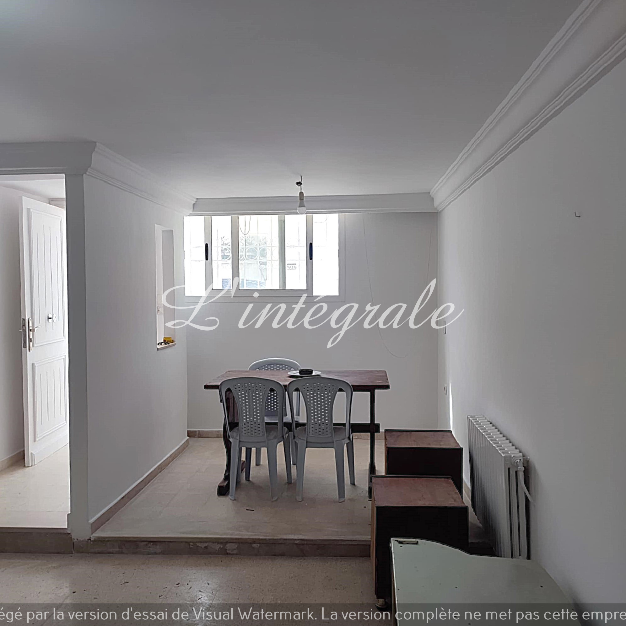 Ariana Ville Cite Ennasr 2 Location Appart. 3 pices Rez de jardin s2 vide