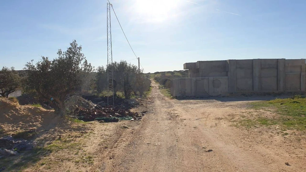 Hammamet Sidi Hmed Terrain Terrain nu Terrain de 800m2  hammamet sud  besbessia