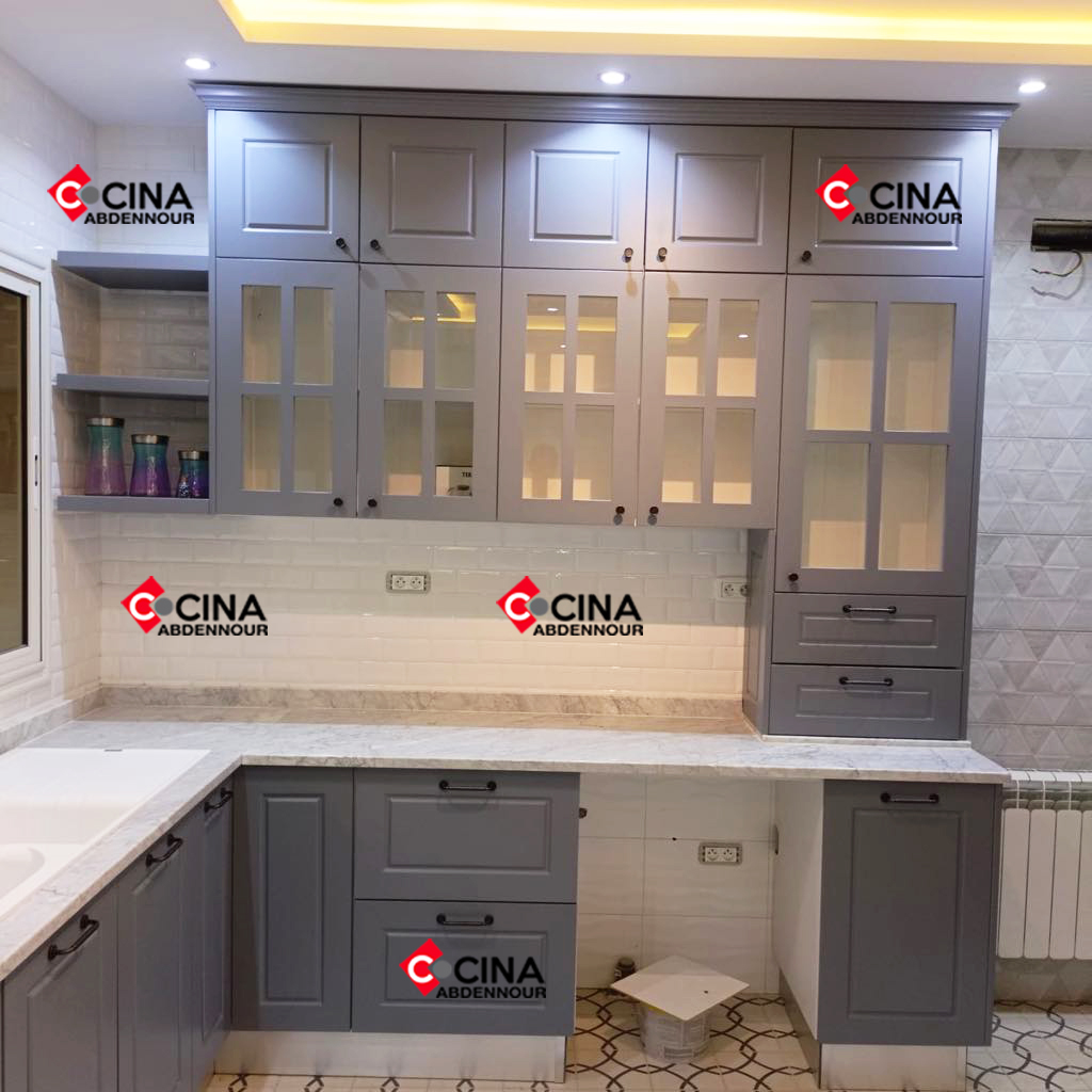 La Soukra Sidi Frej Meubles de cuisine et salle de bain Cuisines Equipes Cuisine classique gris
