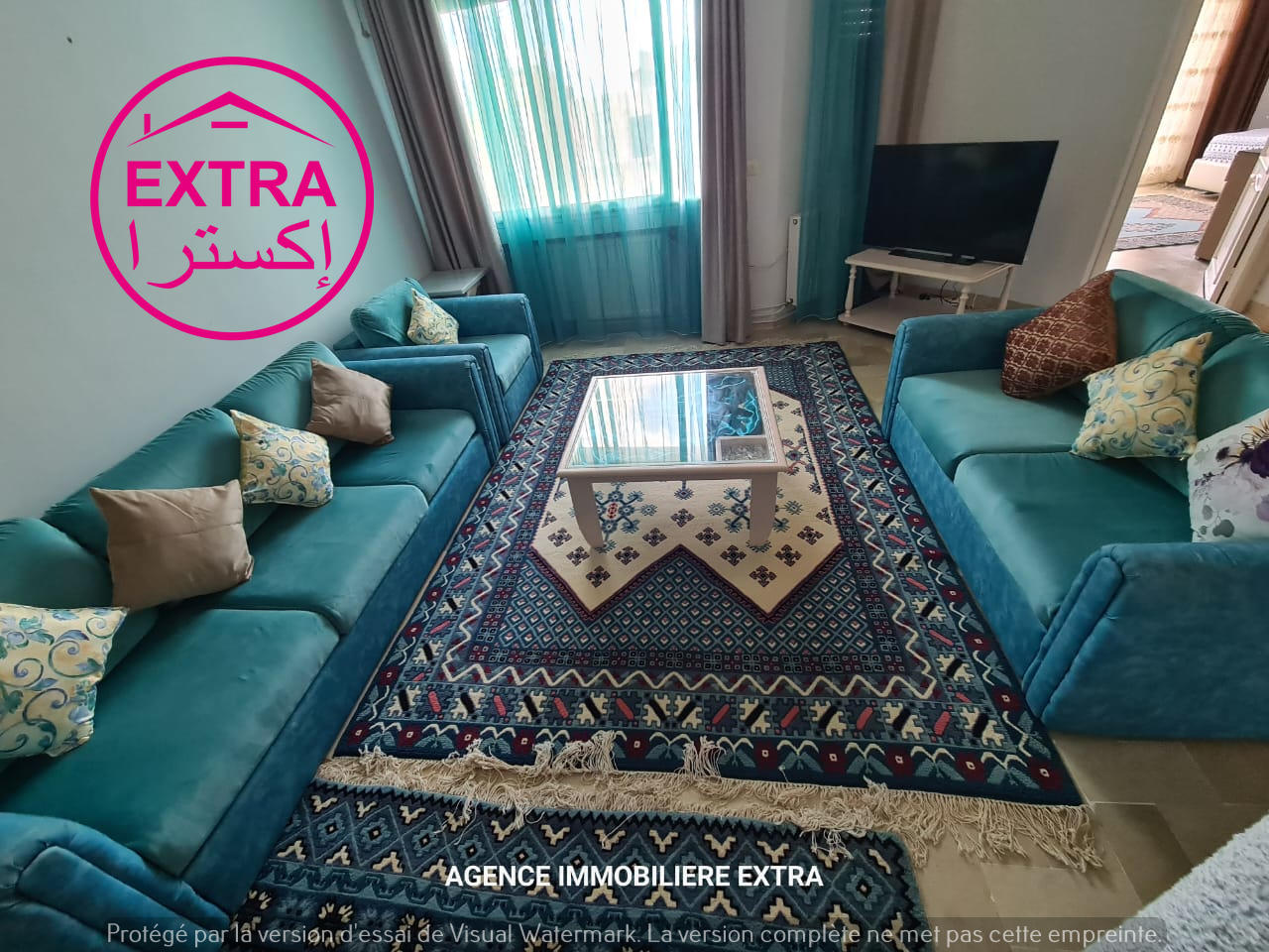 Dar Chaabane Elfehri Dar Chaabane Plage Location Appart. 3 pices 4eme etage de villa meubl au lido nabeul