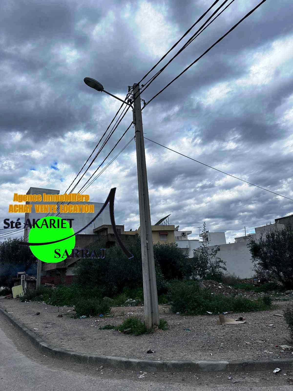 Sousse Jaouhara Sahloul Terrain Terrain nu Lot 760m deux faades devant epi school  sahloul