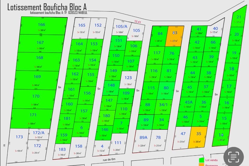Bou Ficha Bou Ficha Terrain Terrain nu Offre speciale de 150 metre carr