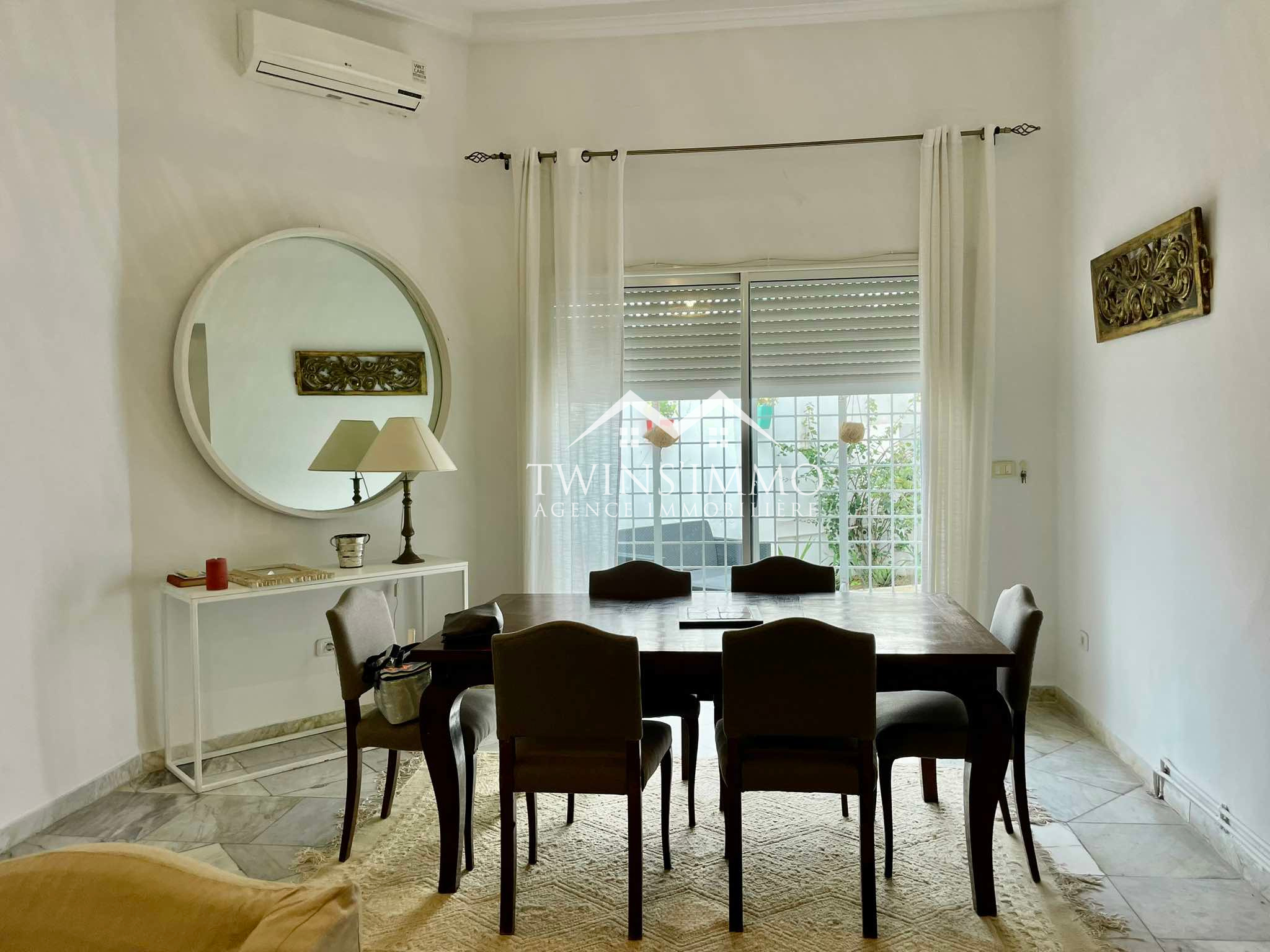 La Marsa Marsa Ennassim Location Maisons Villa de plain pied meuble  la marsa