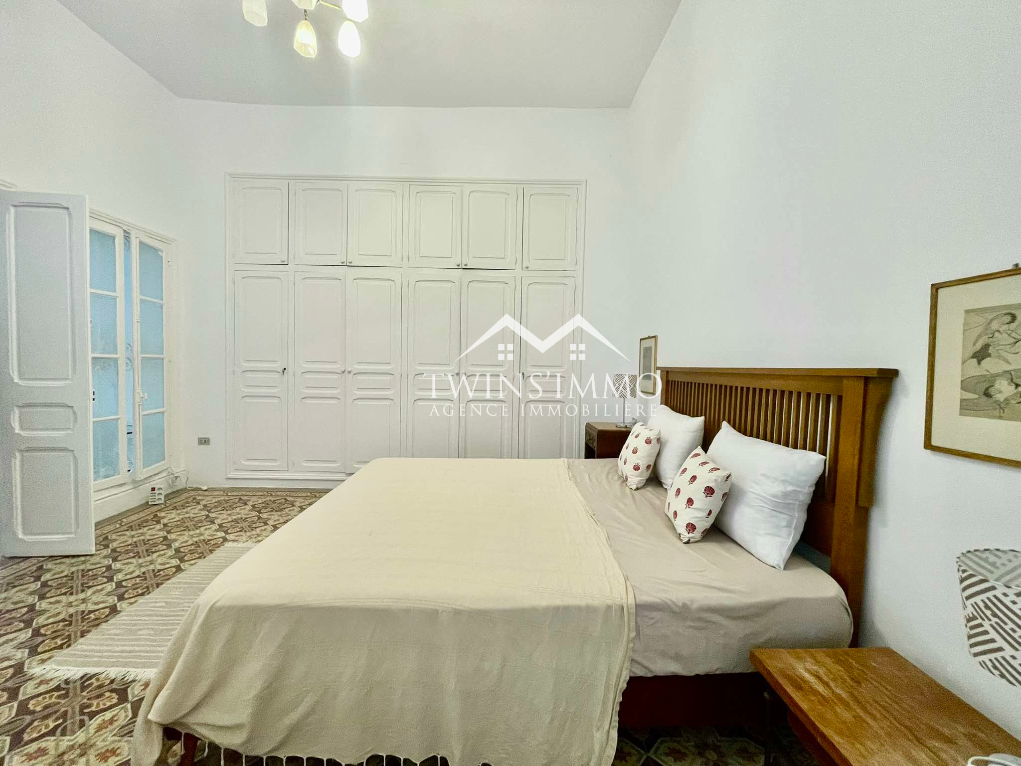 La Marsa Marsa Ennassim Location Maisons Villa de plain pied meuble  la marsa