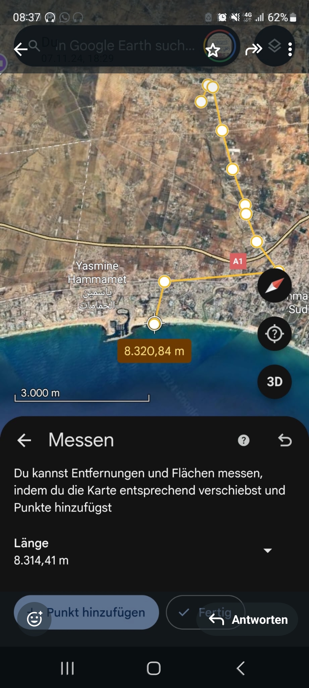 Hammamet Sidi Hmed Terrain Terrain agricole Un terrain de 750m a 7min de jasmin hammamet