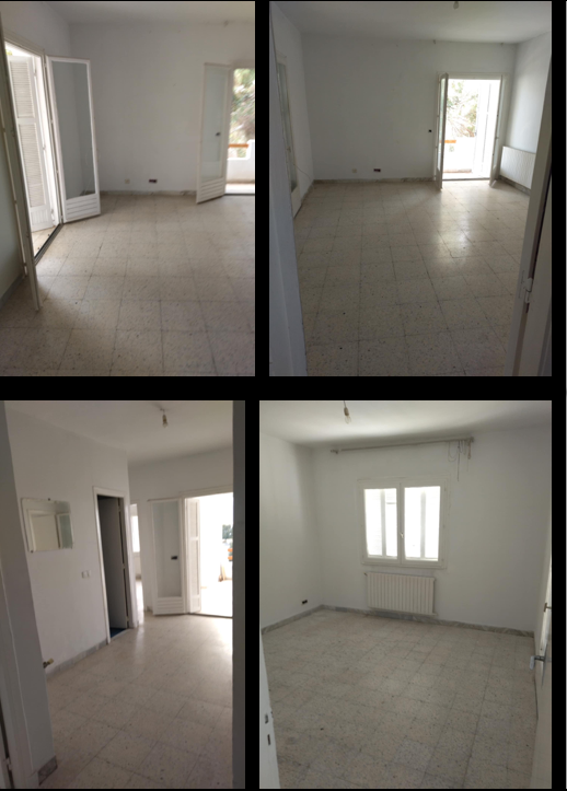 El Menzah El Manar 1 Location Appart. 2 pices Apt 2 chambres elmanar1  cot de l'enit et campus