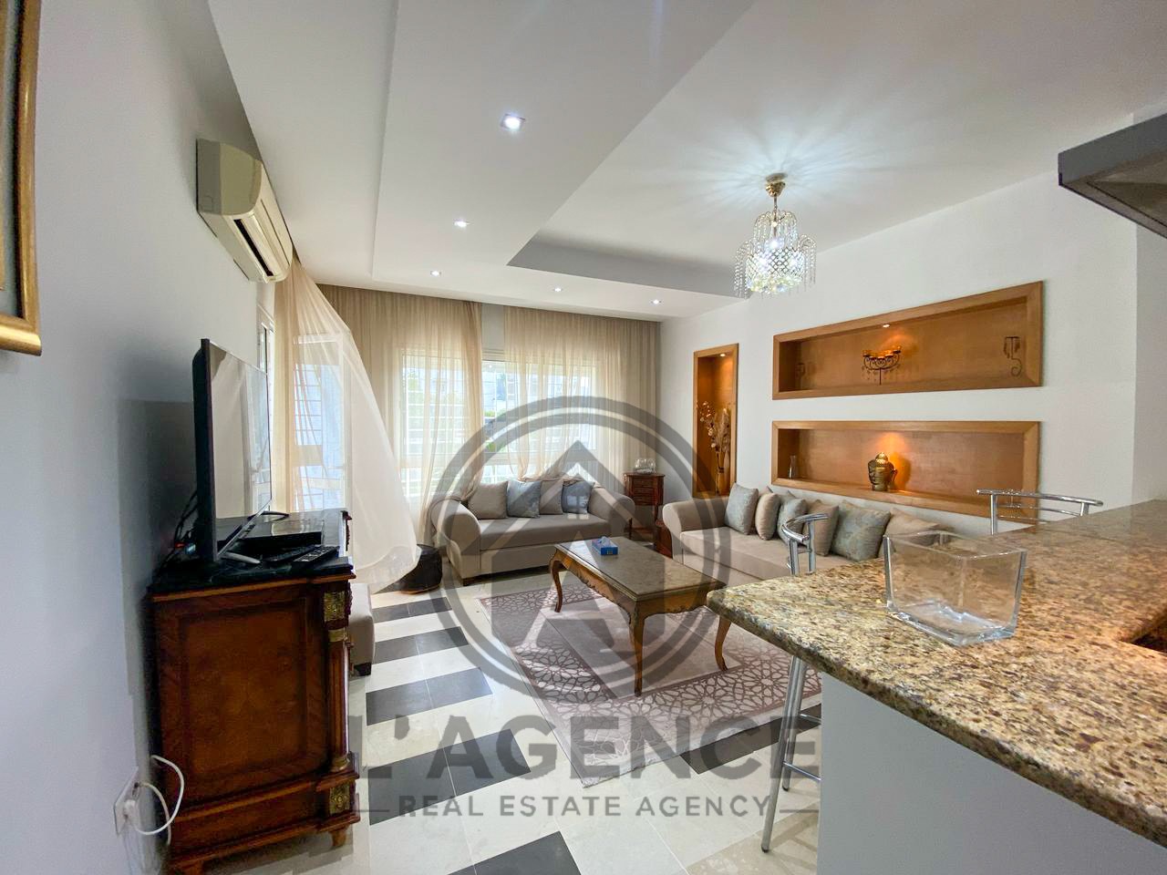 La Marsa Sidi Daoud Location Appart. 1 pice Appartement s1 meubl a sidi daoued avec jardin