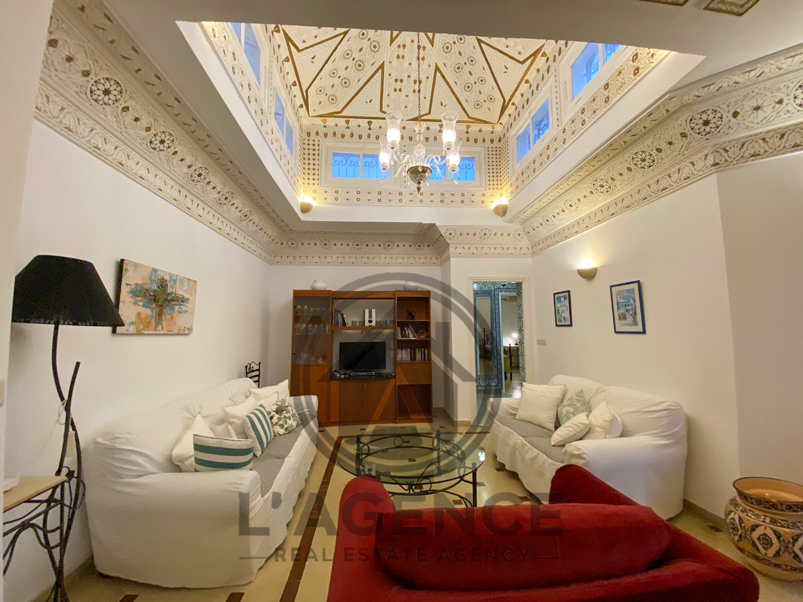 La Marsa Sidi Daoud Location Appart. 3 pices Etage de villa s3 meublee a sidi daoud  la marsa