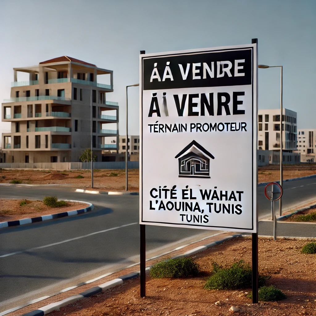 La Marsa El Aouina Vente Autre Terrain promoteur  cit el wahat l'aouina tunis