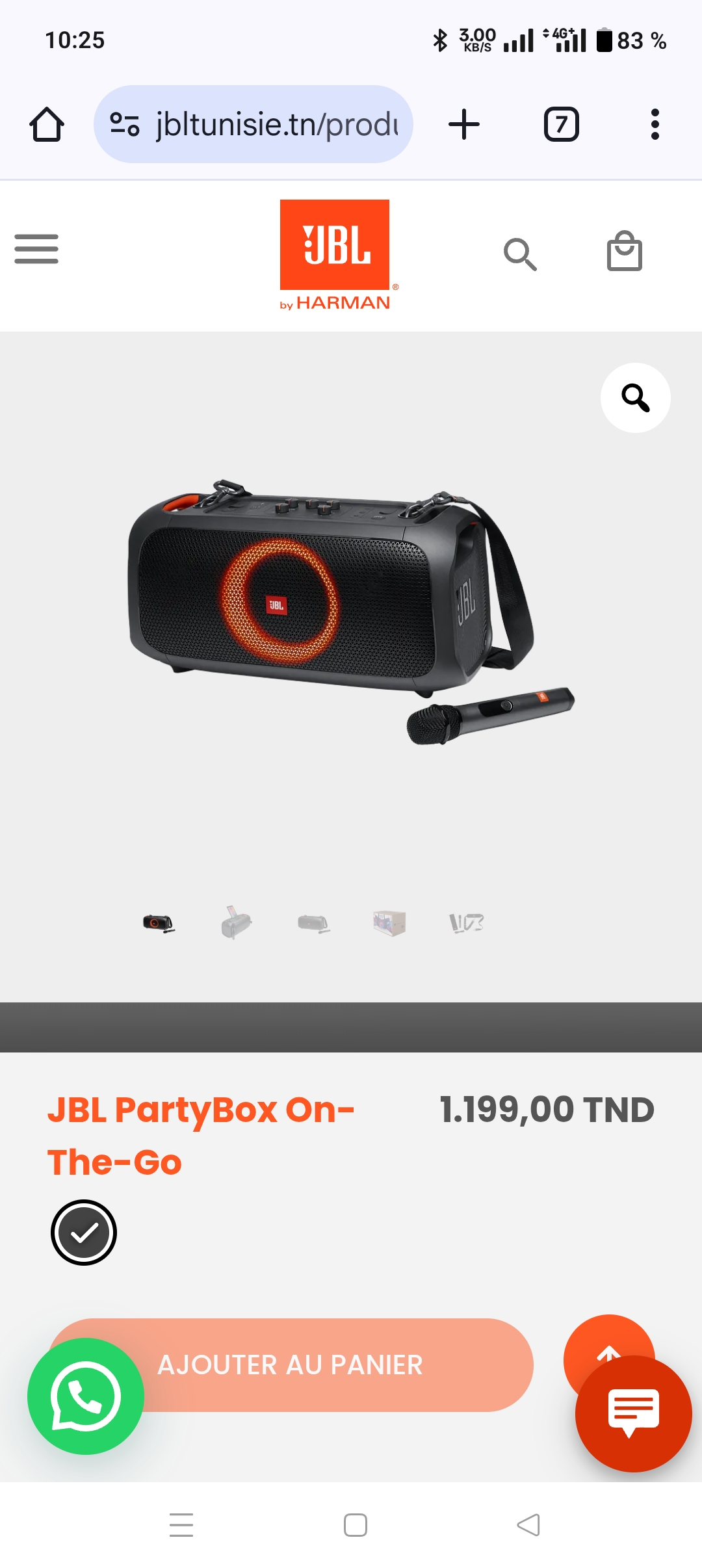 Sidi Hassine Sidi Hassine Chane hifi Autre Enceinte bluetooth jbl