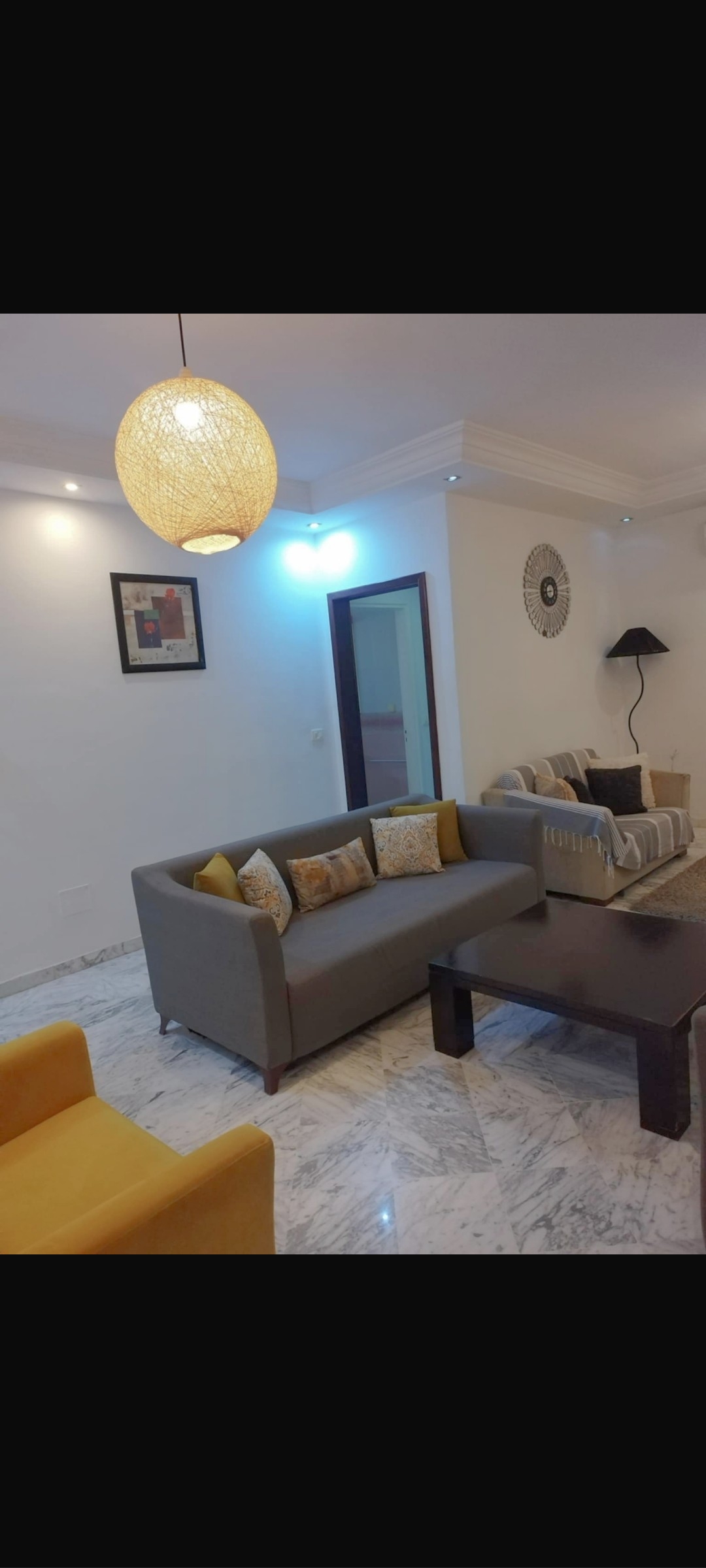 Carthage Cite Mohamed Ali Location Appart. 3 pices Belle appartement s 2